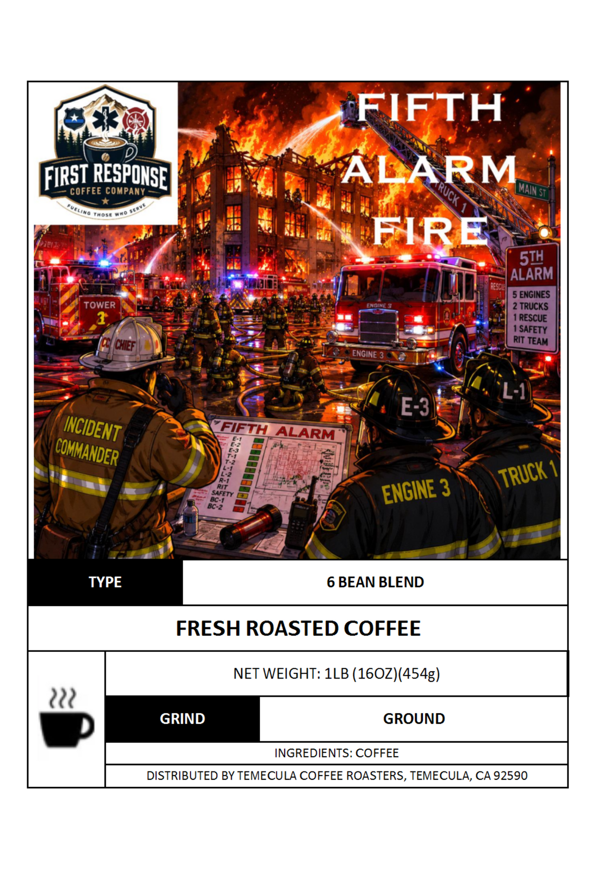 Fifth Alarm Fire (6 Bean Blend)